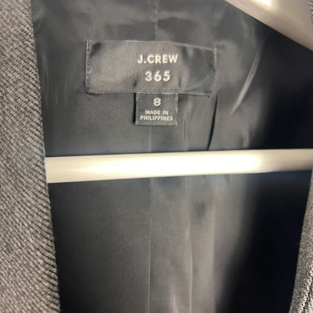 JCrew Going Out Open Grey Blazer